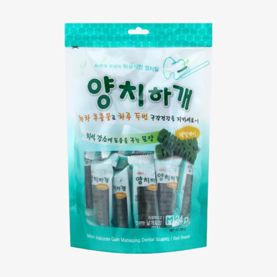 양치하개 덴탈케어 M 24개입