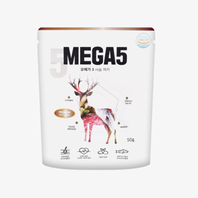 메가파이브 오메가3 사슴져키 50g