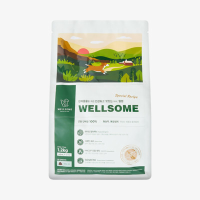 웰썸 그레인프리 동애등에 1.2kg