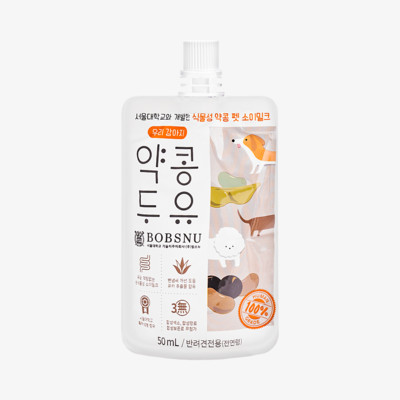 하울팟 식물성 약콩 펫 두유 50ml
