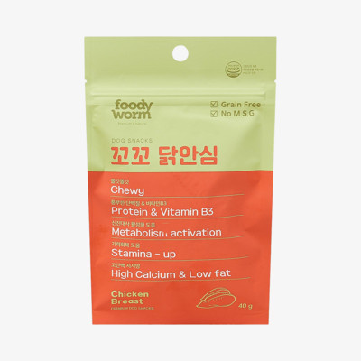 푸디웜 꼬꼬 닭안심 40g