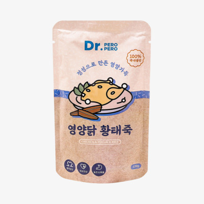 닥터 페로페로 영양닭 황태죽 120g