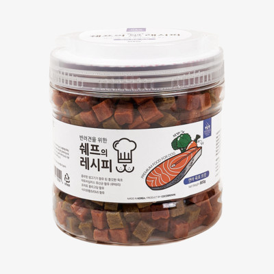 펫슐랭 쉐프의레시피 연어 육포 트릿 800g