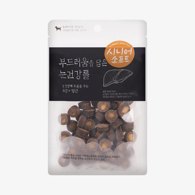 퍼피아이 시니어 소프트 부드러움을 담은 눈건강롤 100g
