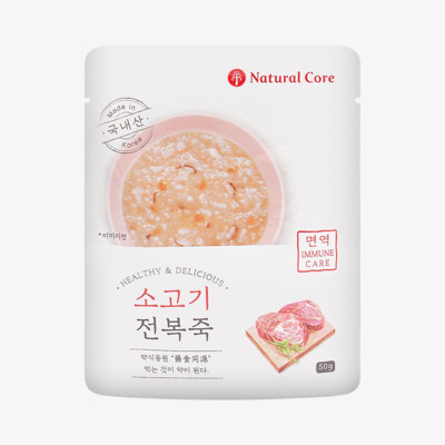 네츄럴코어 소고기 전복죽 50g