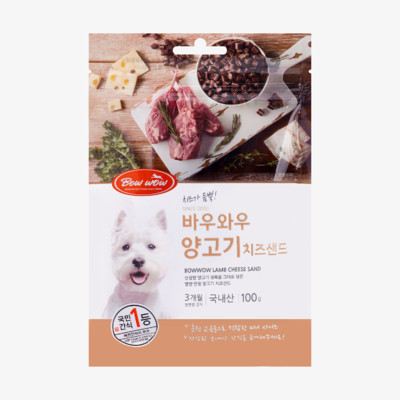 바우와우 양고기 치즈샌드 100g