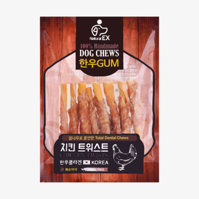 네츄럴EX 한우 치킨 트위스트 70g