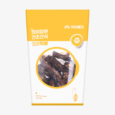 마이베프 많이담은 건조간식 오리목뼈 300g