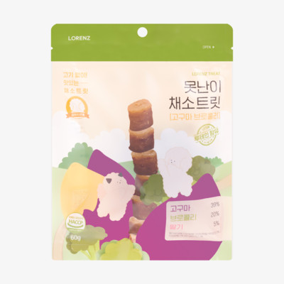 로렌츠 못난이 채소 트릿 고구마 브로콜리 60g