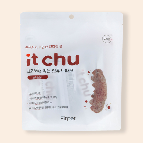 강아지대통령 반려생활 건강한 껌 잇츄 브라운 7개입